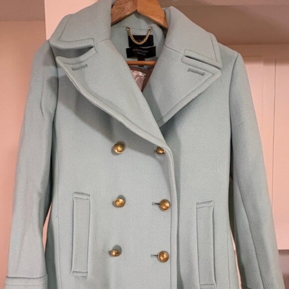 J.Crew Stadium Cloth Peacoat by Nello Gori – Size 4 - Picture 1 of 6